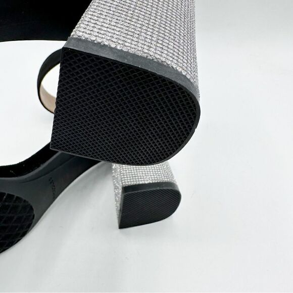 New Aerosoles Women’s Lana Crystal Heeled Ankle Strap Sandal in Black Size: 7M‎ - Picture 10 of 12